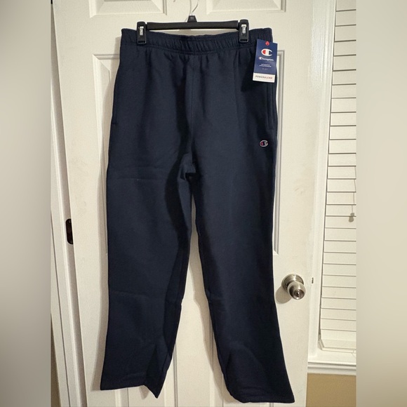 Champion Dark Blue Athletic Sweatpants,Size L - Picture 1 of 4